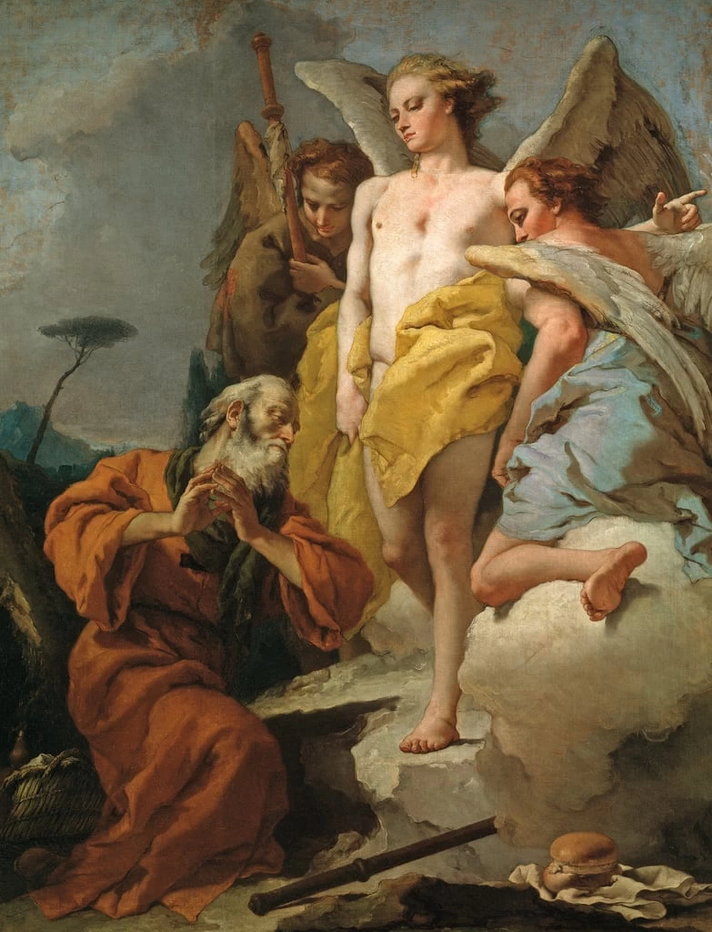 Abramo e i tre angeli - Prado, Madrid